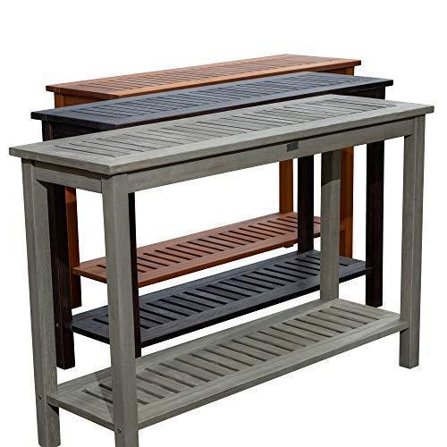 Eucalyptus Console Table -  Driftwood Gray