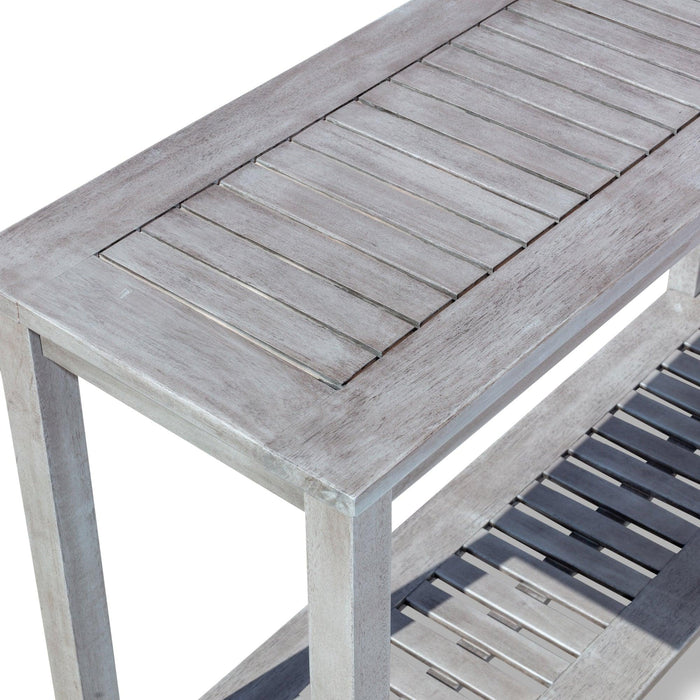 Eucalyptus Console Table -  Silver Gray