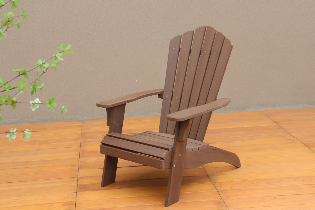 Polystyrene Adirondack Chair - Brown