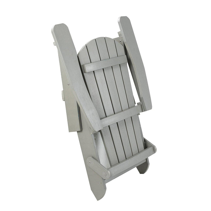 Plastic Folding Adirondack Chair - Gray