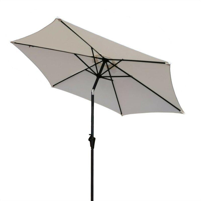 9 inch Pole Umbrella With Carry Bag - Creme