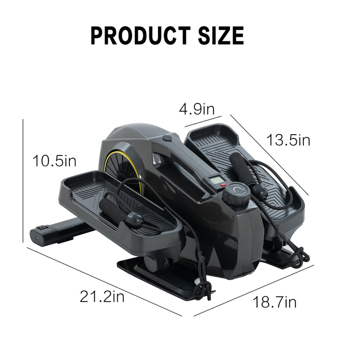 Mechanical Elliptical Machine with adjustable resistance and speed suitable for home office use multi-function under table sports pedal