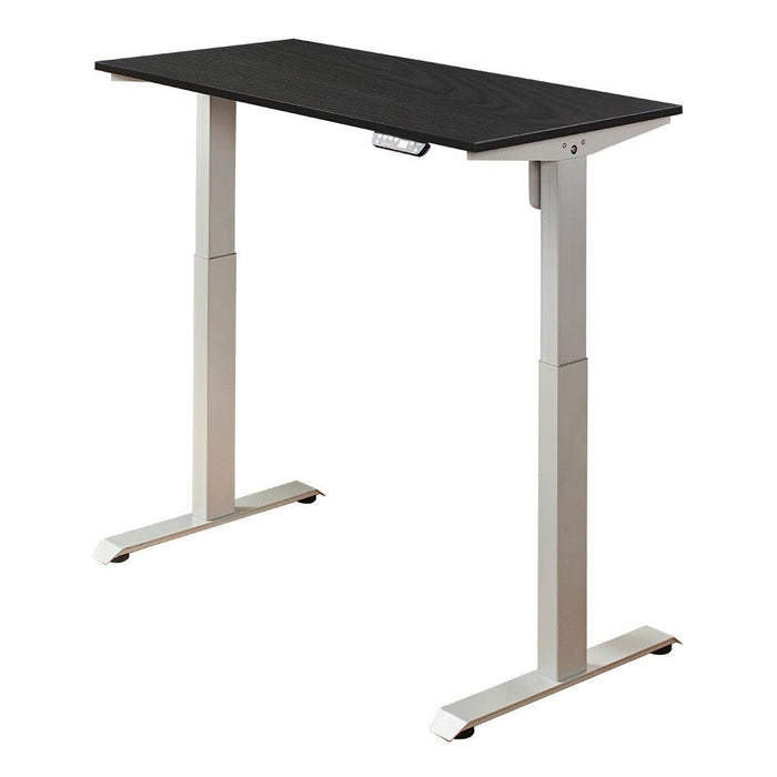 Florence Wood and Metal Electric Height Adjustable Motion Desk in Black