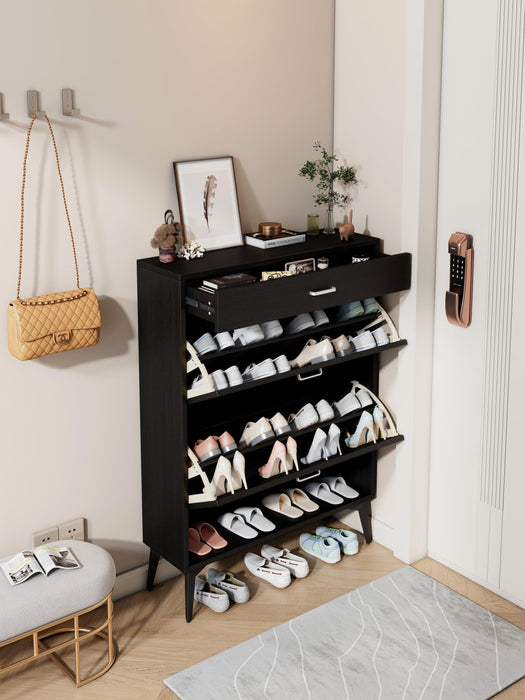 Shoe Cabinet ,ShoeStorage shelves, Black
