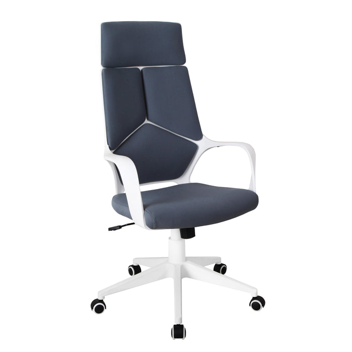 Techni MobiliModern Studio Office Chair, Grey/White