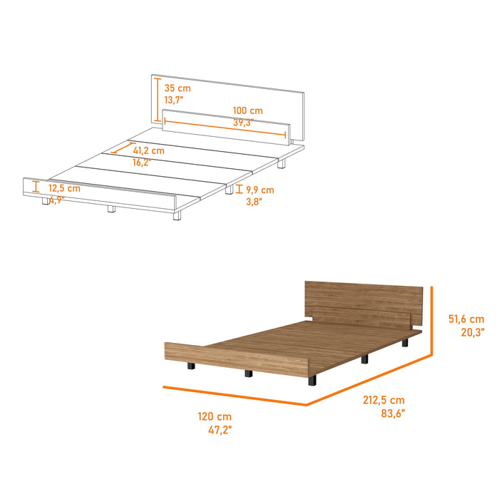 Nimmo Twin Bed Frame Pine