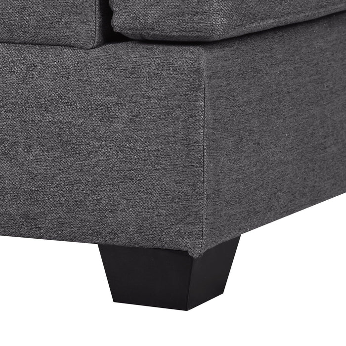 Modern Large Upholstered  U-Shape Sectional Sofa, Extra Wide Chaise Lounge Couch,  Grey