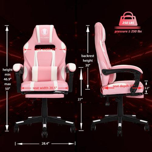 Ergonomic massage/rotary racing office game computer chair/PU leather