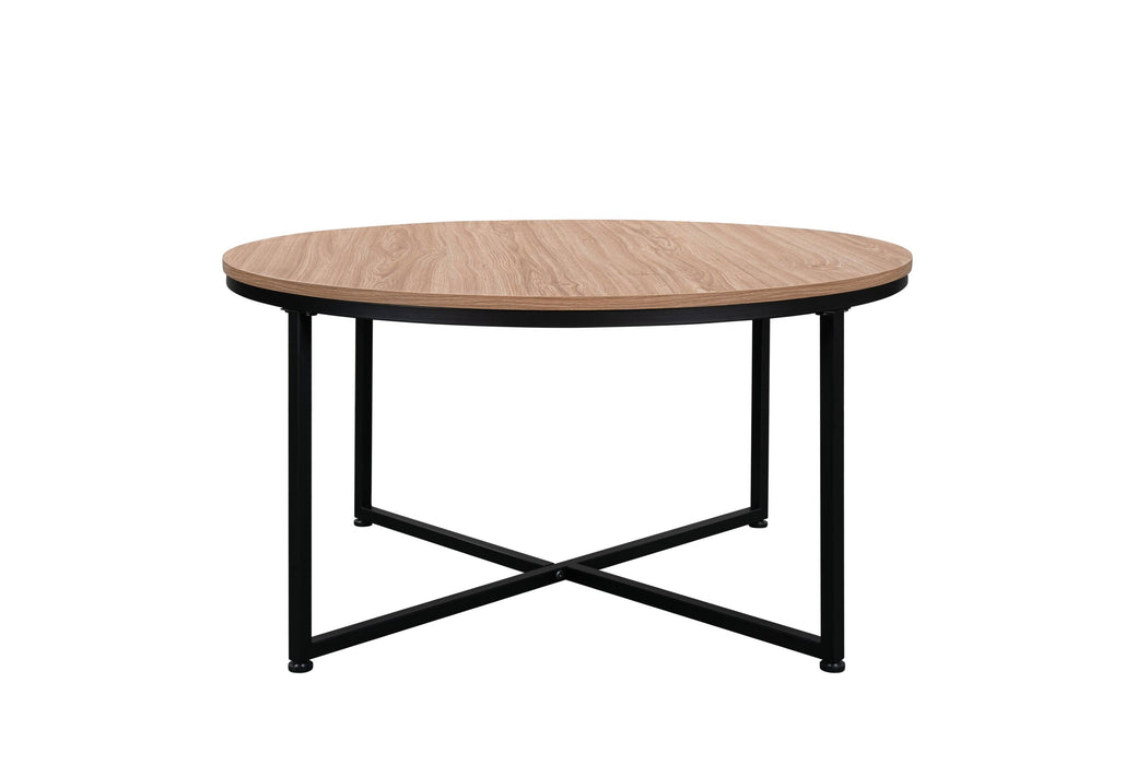 Modern Round Metal Coffee Table