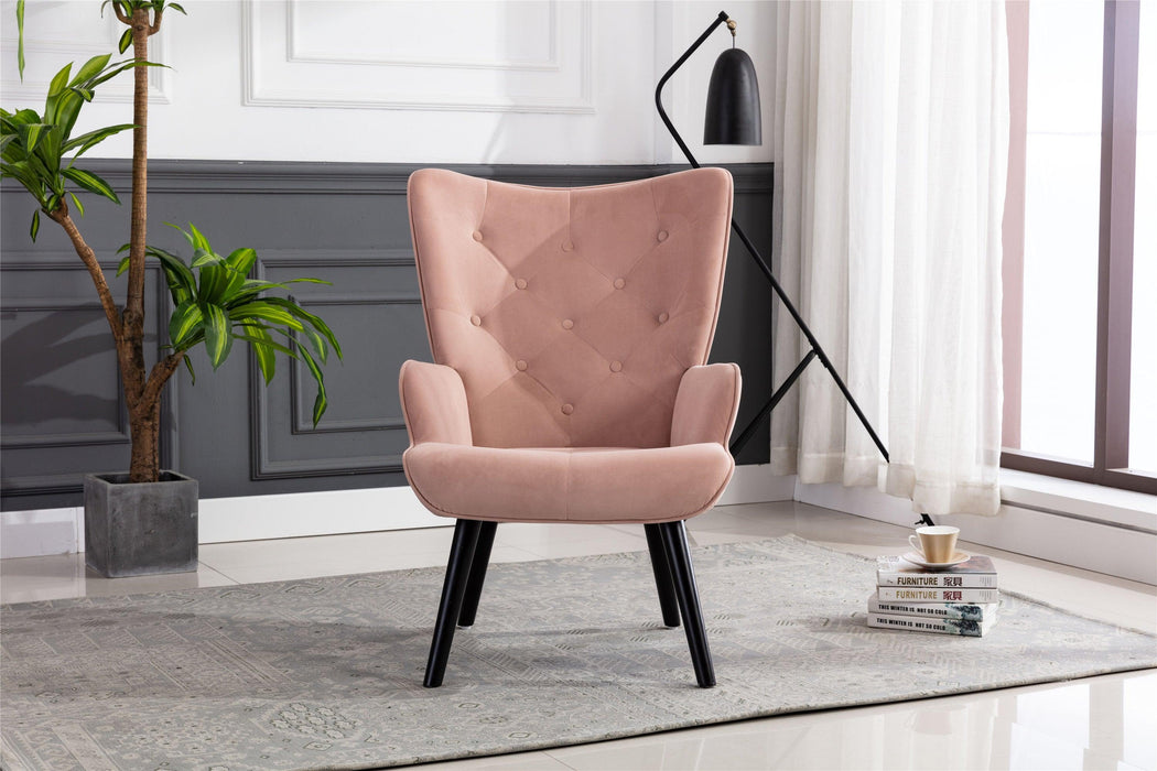 Accent chair  Living Room/Bed Room,Modern Leisure  Chair  Pink