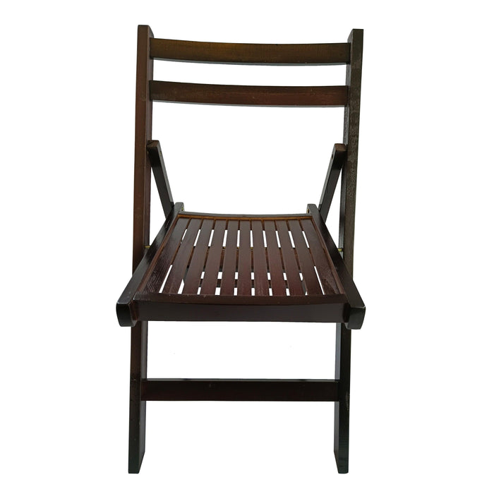 Furniture Slatted Wood Folding Special Event Chair - Cherry, Set of 4 ，FOLDING CHAIR, FOLDABLE STYLE