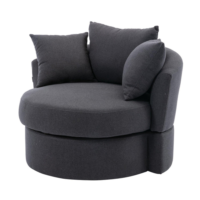 Modern  Akili swivel accent chair  barrel chair  for hotel living room /Modern  leisure chair