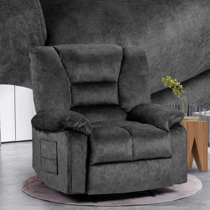 Oversized Recliner Chair Sofa with Massage and Heating