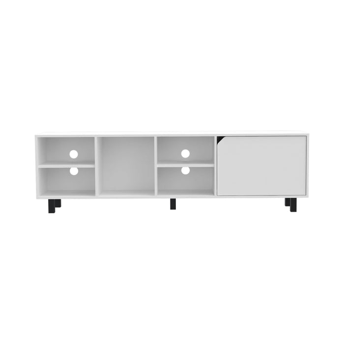 Harwich 5-Shelf TV Stand White