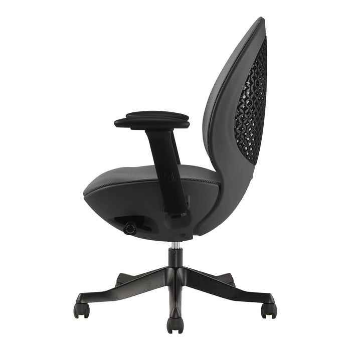 Techni Mobili Deco LUX Executive Office Chair, Black