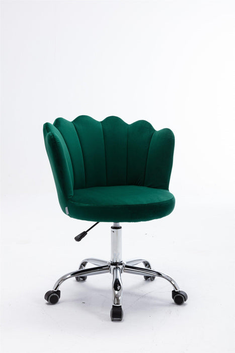 Swivel Shell Chair for Living Room/Bed Room,Modern Leisure office Chair  Green