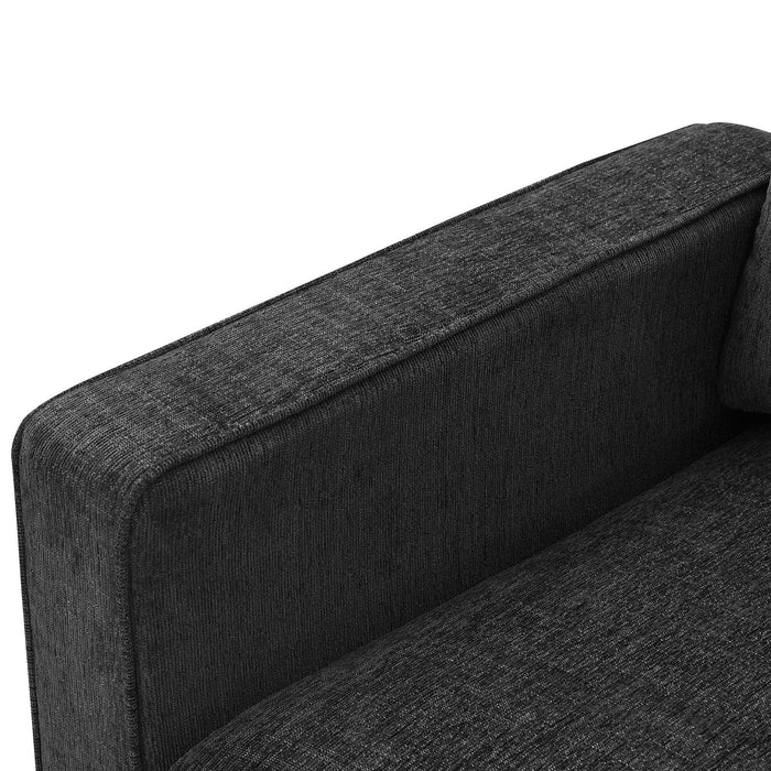 Modern 3-Piece Sofa Sets with Sturdy Metal Legs,Linen Upholstered Couches Sets Including 3-Seat Sofa, Loveseat and Single Chair for Living Room Furniture Set (1+2+3 Seat)