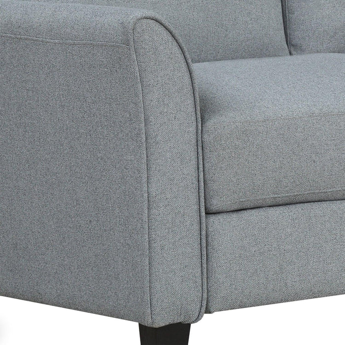 Living Room Furniture Love Seat Sofa Double Seat Sofa (Loveseat Chair)(Gray)