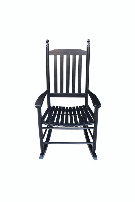 wooden porch rocker chair  BLACK