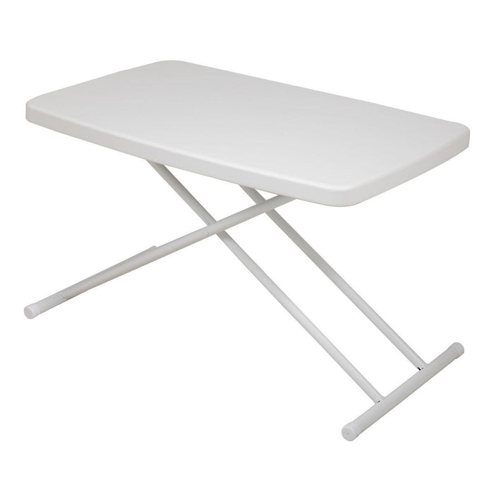 Folding Table Writing Desk with Adjustable Height for Study Office Home Use