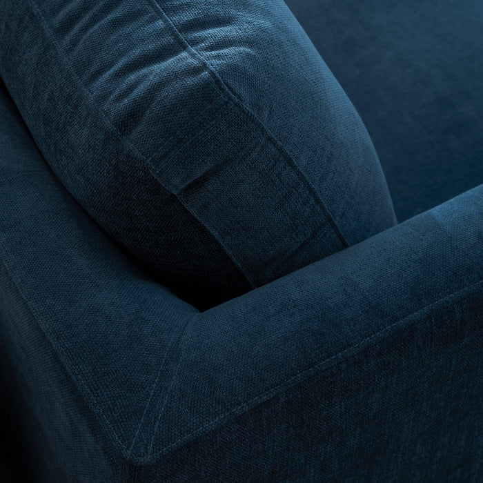 Italian quality Mid-century design 76-inch Sofa with back cushions
