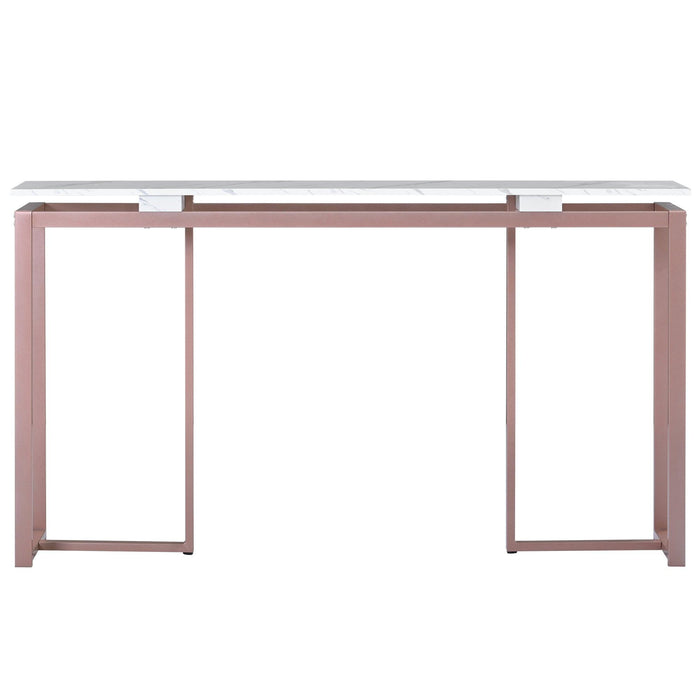 63''Modern Console Table, Extra Long Entryway Table with Metal Frame for Entryway, Hallway, Living Room, Foyer, Corridor, Office