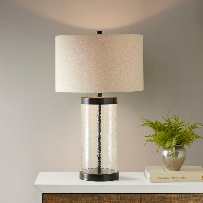 Macon Glass Cylinder Table Lamp