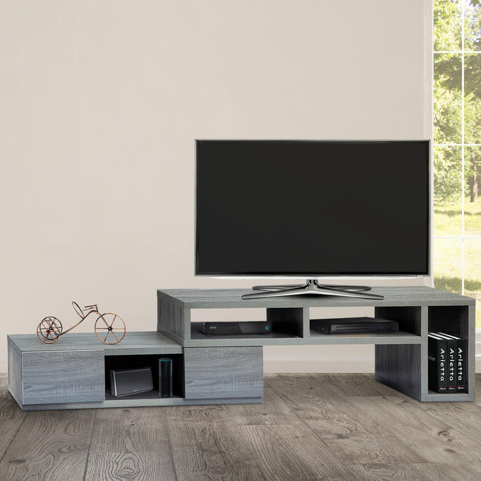 Techni Mobili Adjustable TV Stand Console for TV's Up to 65"