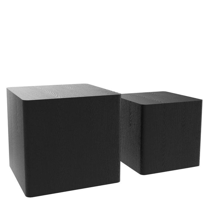 MDF Nesting table/side table/coffee table/end table for living room,office,bedroom Black