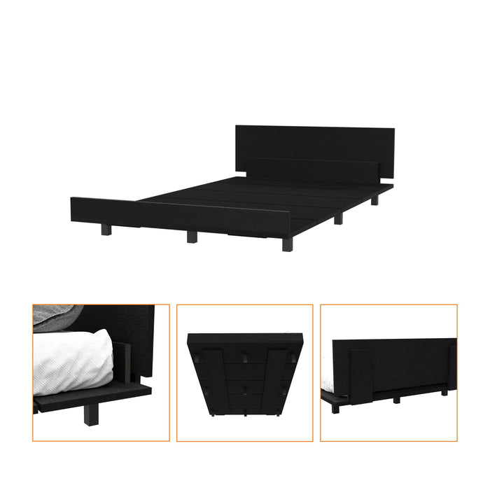 Nimmo Twin Bed Frame Black Wengue