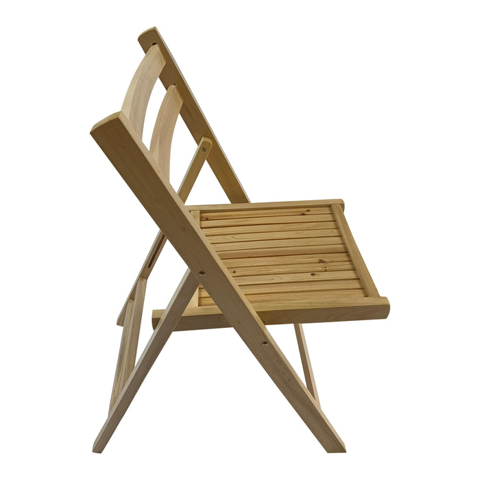 Furniture Slatted Wood Folding Special Event Chair - Wood, Set of 4 ，FOLDING CHAIR, FOLDABLE STYLE
