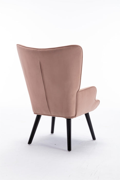 Accent chair  Living Room/Bed Room,Modern Leisure  Chair  Pink
