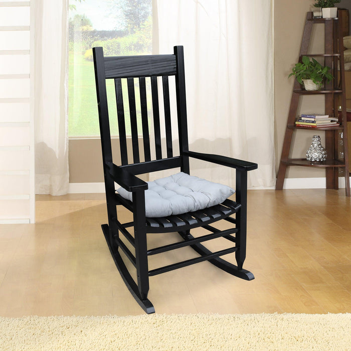 wooden porch rocker chair  Black