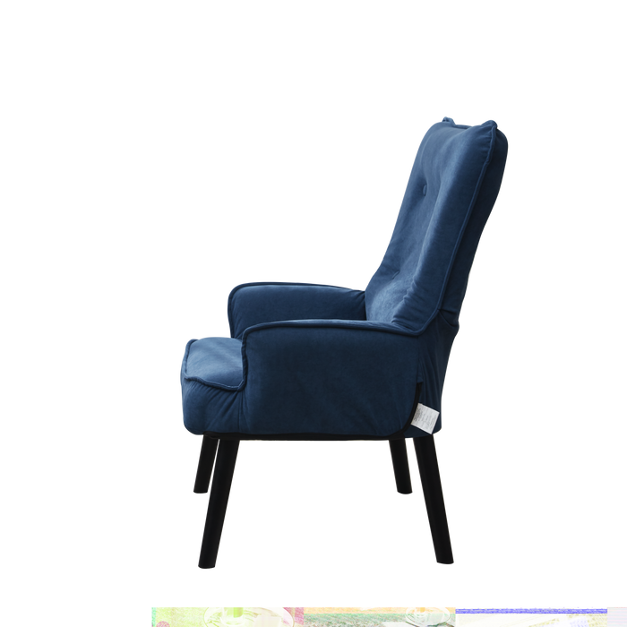 Accent chair TV Chair Living room Chair with ottoman，Modern Vanity Chair with Arms Upholstered Tall Back Desk Chair for  Bedroom