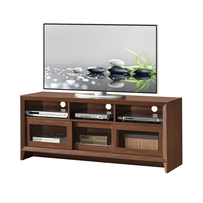 Techni MobiliModern TV Stand withStorage for TVs Up To 60", Hickory