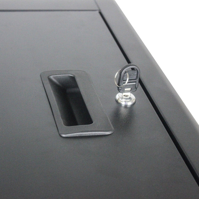 16 Bay Charging Cabinet for Laptop,Chromebook, Locking Charging Station-BLACK
