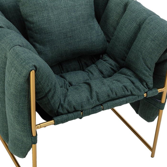 Accent Chair ,leisure single sofa with metal frame