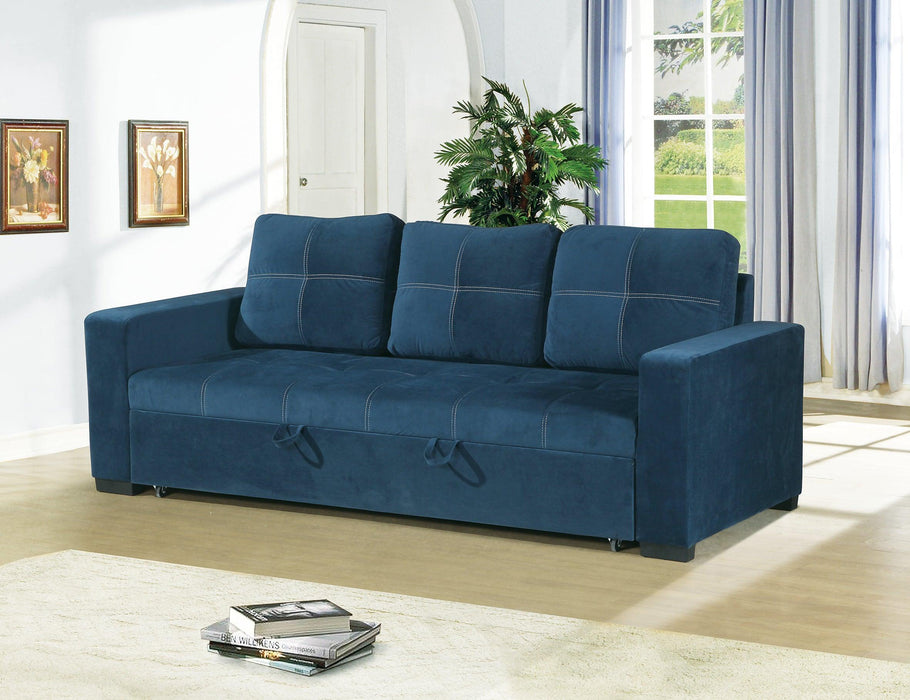 Navy Couch - Convertible Sofa F6531