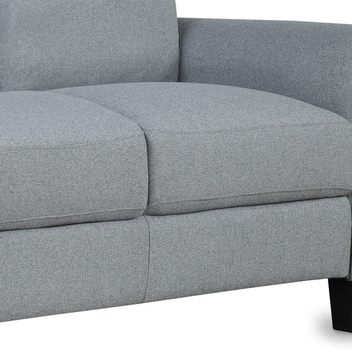 Living Room Furniture Love Seat Sofa Double Seat Sofa (Loveseat Chair)(Gray)