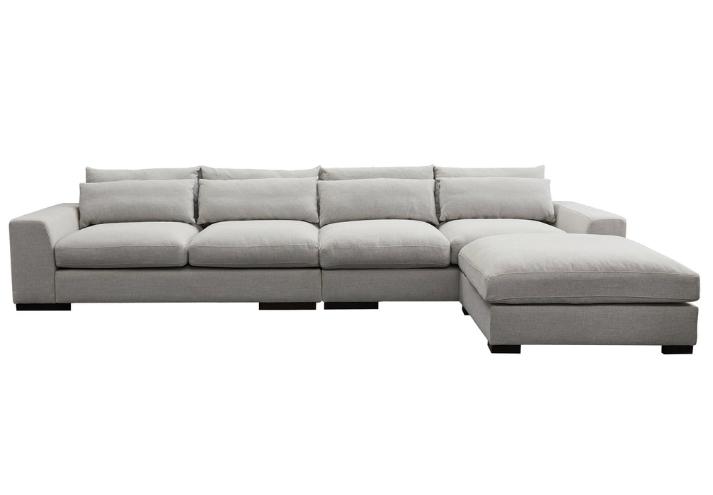 SOFA AND COMFORTABLE SECTIONAL SOFA LIGHT GREY（same as W223S00105，W223S01523，W223S01525。Size difference, See Details in page.）