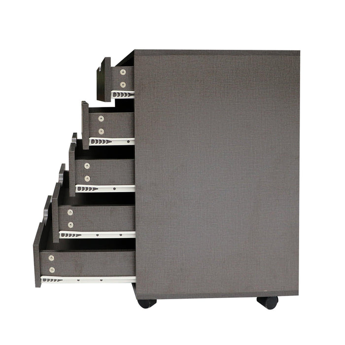 Office pulley movable file cabinet Wooden drawer cabinet OfficeStorage cabinet Low cabinet