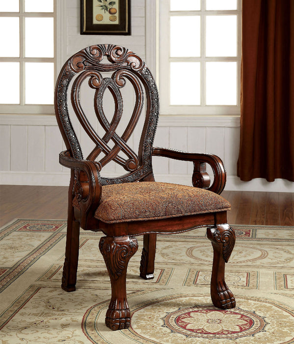 Beau Traditional Padded Arm Chairs (Set of 2)