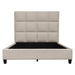 Devon Grid Tufted Queen Bed in Sand Fabric by Diamond Sofa image