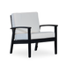 Deep Seat Eucalyptus Chair - Espresso Finish -  Cream Cushions image