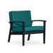 Deep Seat Eucalyptus Chair -  Espresso Finish -  Dark Green Cushions image