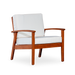 Deep Seat Eucalyptus Chair -  Natural Oil Finish -  Cream Cushions image