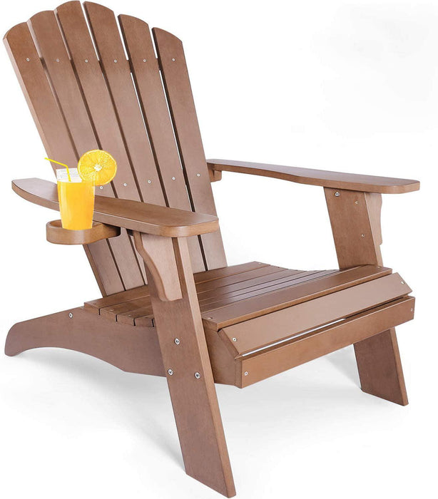 Polystyrene Adirondack Chair - Brown image