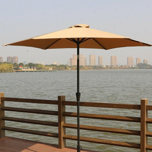 9 inch Pole Umbrella With Carry Bag - Taupe image