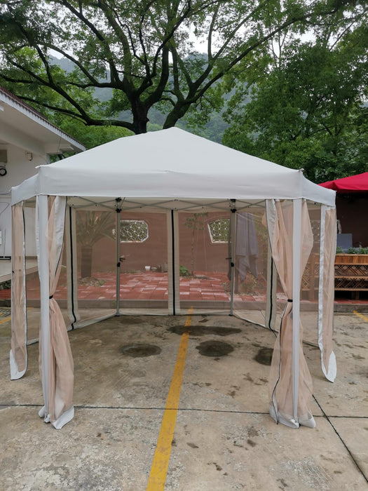 13 Ft. W x 13 Ft. D x 9.2ft Pop-Up Gazebo Tent Outdoor Canopy image