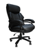 Office Desk Chair with High Quality PU Leather, Adjustable Height/Tilt, 360-Degree Swivel, 400LBS , Black image
